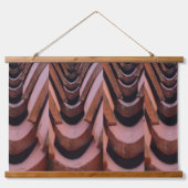 透視素朴可能な屋根タユニークイル 吊り下げ型タペストリー (正面)