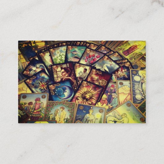 透視能力のサイキック・ビジネス・カード 名刺 (裏面)