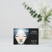 透視能力サイキックタロットエナジービジネスカード 名刺 (スタンド正面)