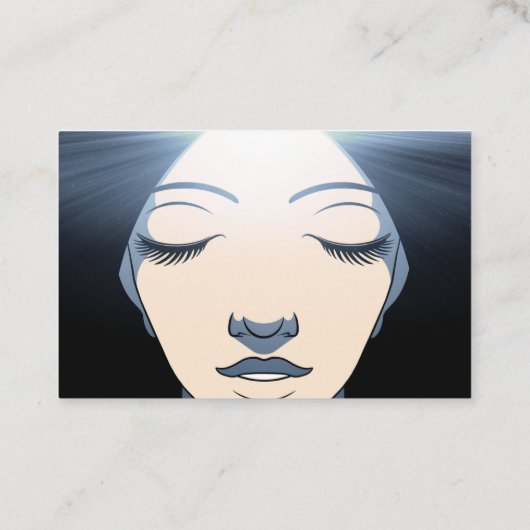 透視能力サイキックタロットエナジービジネスカード 名刺 (裏面)