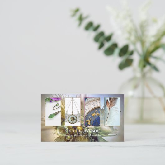 透視能力サイキックリーダーフォト名刺 名刺 (スタンド正面)