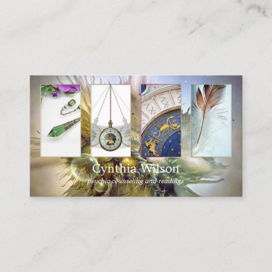 透視能力サイキックリーダーフォト名刺 名刺 (正面)