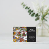 透視能力精神タロット 名刺 (スタンド正面)