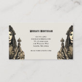 透視能力超中規模ビジネスカード 名刺 (裏面)