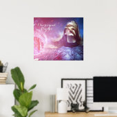 透視能力超能力ポスタープレミアムキャンバス（光沢） ポスター (ホームオフィス)