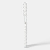 透過性グリッドPNG | 編集可能なテクスチャオーバーレイ Case-Mate iPhoneケース (裏面 / 左)
