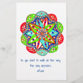 途中から歩き始めると、道が現れる。 チラシ (正面)