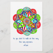 途中から歩き始めると、道が現れる。 チラシ (裏面)