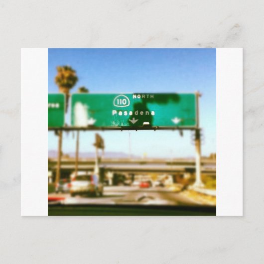 途中でパサデナ ポストカード (正面)