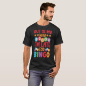 途中でビンゴプレイヤーのビンゴコールに遅れる Tシャツ (正面フル)