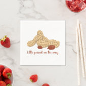 途中でピーナッツを少し食べる スタンダードカクテルナプキン (インサイチュ)