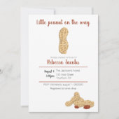 途中でピーナッツを少し食べる 招待状 (正面)