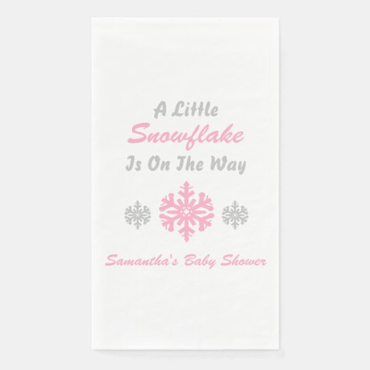 途中で少し雪の結晶 (正面)