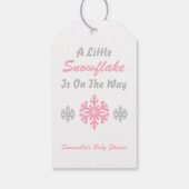 途中で少し雪の結晶 ギフトタグ (裏面)