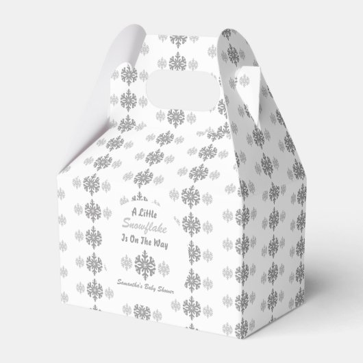 途中で少し雪の結晶 フェイバーボックス (正面サイド)