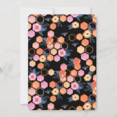 途中で甘い小さな蜂蜜 |ホワイトフローラビー 招待状 (裏面)