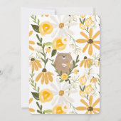 途中で甘い小さな蜂蜜 | Bee Baby Shower 招待状 (裏面)