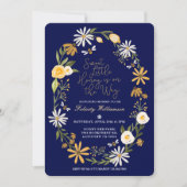 途中で甘い小さな蜂蜜 | Bee Baby Shower 招待状 (正面)