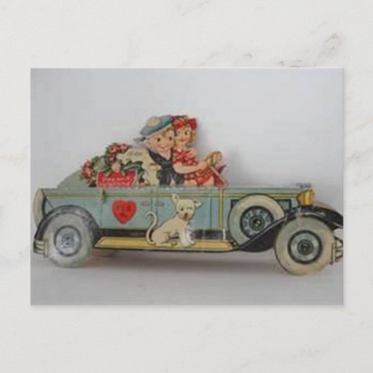 途中で ポストカード