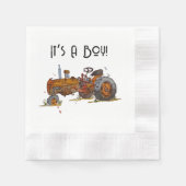 途中で 縁ありカクテルナプキン (正面)