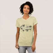 途中でl'aventureのフランスのな女性Tシャツを注いで下さい Tシャツ (正面フル)