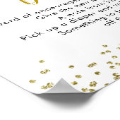 途中のひまわり赤ちゃんシャワー深夜おむつ ポスター (角)