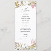 途中のバタフライが「ぼほ」ベビーシャワーメニュー メニュー (正面)