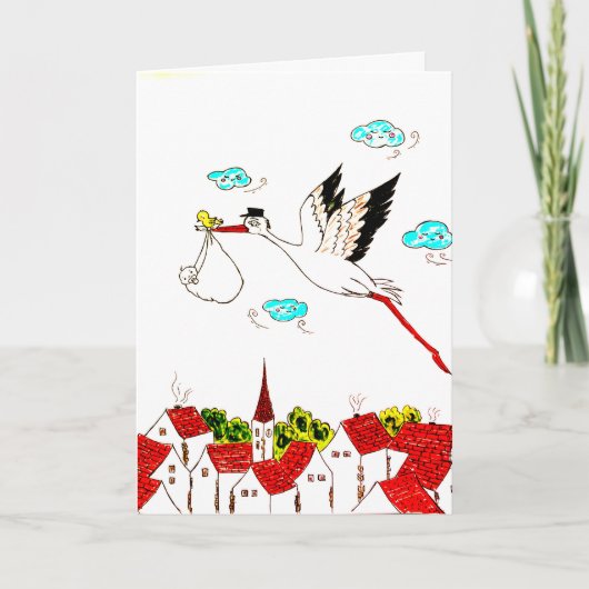 途中のベビー カード (正面)