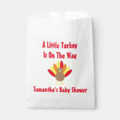 途中の小さな七面鳥 フェイバーバッグ (正面)
