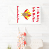 途中の小さな七面鳥 横断幕 (インサイチュ)