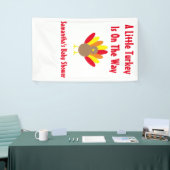 途中の小さな七面鳥 横断幕 (トレードショー)