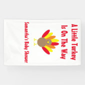 途中の小さな七面鳥 横断幕 (横)