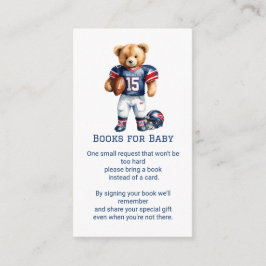 途中の本の折り返しベビー エンクロージャーカード