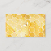 途中の甘い小さな蜂蜜ベビー エンクロージャーカード (裏面)