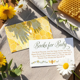 途中の甘い小さな蜂蜜ベビー エンクロージャーカード