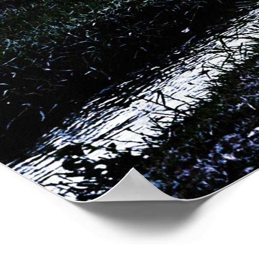 途中の田んぼだ ポスター (角)