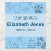 「途中祝で小さな王子に合流しよう ワインラベル (シングルラベル)