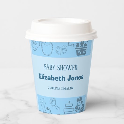 「途中祝で小さな王子に合流しよう 紙コップ (正面)