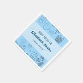 途中祝で小さな王子へ スタンダードカクテルナプキン (角)