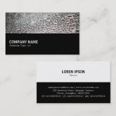 途中 – ガラス上の水滴02 名刺 (正面/裏面)