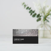 途中 – ガラス上の水滴02 名刺 (スタンド正面)