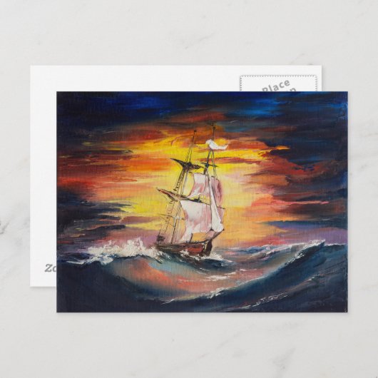 途中 ポストカード (正面/裏面)