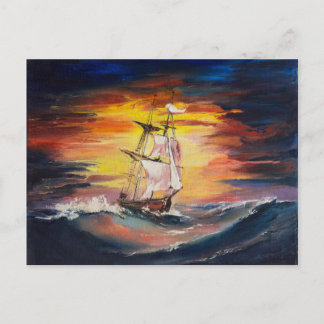 途中 ポストカード