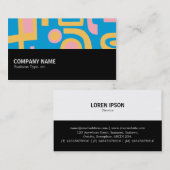 途中 – 抽象芸術170914 名刺 (正面/裏面)