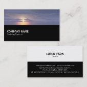 途中 – 日の出/日の入り 名刺 (正面/裏面)