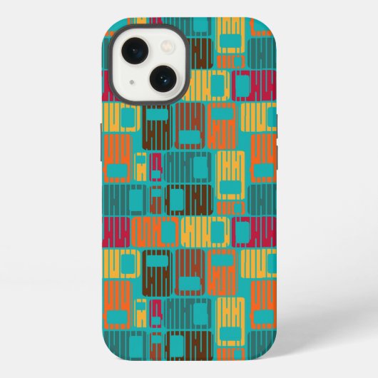 途切れた長方形 iPhoneケース (裏面)