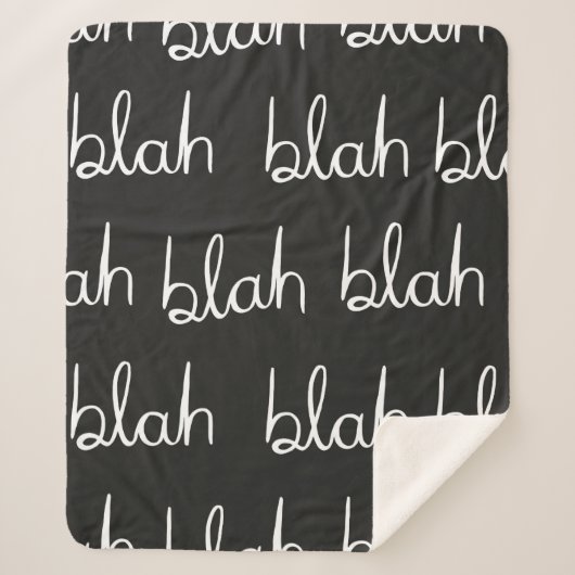 途切れないパターンです。  シェルパブランケット (正面)