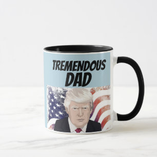 途方もないパパドナルドトランプコーヒーマグ マグカップ