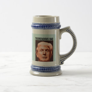 途方もないパパドナルドトランプビアスタイン ビールジョッキ