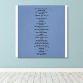 途方もない夢 キャンバスプリント (インサイチュ (ウッドフロア))